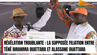 Révélation troublante  La supposée Filiation entre Téné Birahima Ouattara et Alassane Ouattara [upl. by Skilken]