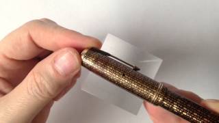 Parker Vacumatic Golden Web 1937 [upl. by Lezley]