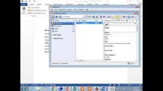 How to set up and use EndNote references in Microsoft Word 20132016 [upl. by Egief]