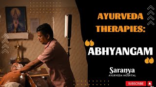 ABHYANGA  BEST AYURVEDA MASSAGE FOR HEALTH amp WELLNESS  PANCHAKARMA THERAPYSaranyaAyurvedaHospital [upl. by Mitchell]