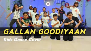 GALLAN GOODIYAAN kids dance video bollywood Dance choreography group dance  akash dance academy [upl. by Havstad]