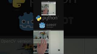 Webcam Feed in Godot with Python gamedev godot python opencv computervision [upl. by Jaf]