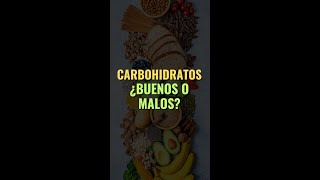 CARBOHIDRATOS ¿BUENOS O MALOS 😮❌😥✍️ [upl. by Ellord118]