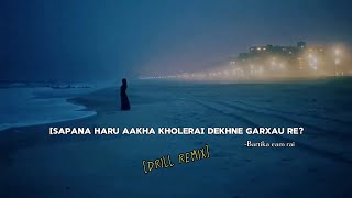 DRILL REMIX Bartika Eam Rai  Sapana haru aakha kholerai dekhne garchau re  ITYAADI [upl. by Tizes]