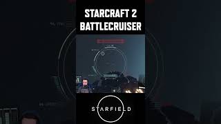 I built a Starcraft 2 Battlecruiser in Starfield [upl. by Anglo]