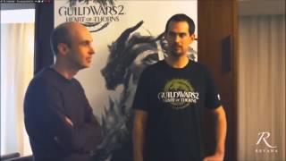 PAX South ArenaNet Interview 2015  Reyana vs Colin Johanson amp Mike OBrien WvW  PvE [upl. by Attekal]