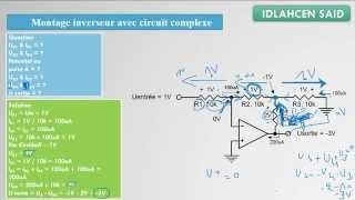 EP9 Amplificateur Opérationnel Montage inverseur avec circuit complexe [upl. by Toiboid]