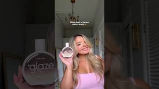 Glossy hair at home with glaze hair glaze glossyhair athomehair haircolor brassyhair [upl. by Ule]