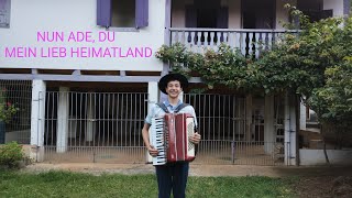 Nun Ade Du Mein Lieb Heimatland Tocada por Filipe Ribeiro Música tradicional alemã [upl. by Nilekcaj]