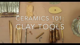 Ceramics 101 Clay Tools [upl. by Nnalyrehs]