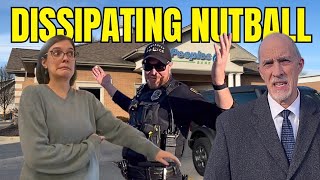 WHO’S THE DISSIPATING NUTBALL NOW KAREN  First Amendment Audit Lancaster OH Part 1 [upl. by Nyahs865]