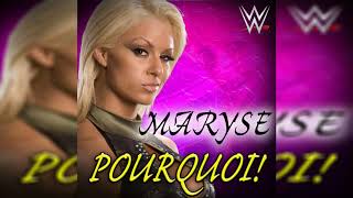 WWE Maryse Theme  quotPourquoiquot Arena Effect [upl. by Arbed]