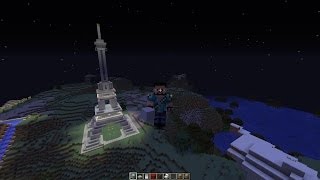 Lets Build Minecraft E05 The Eiffel Tower Tutorial [upl. by Bay]