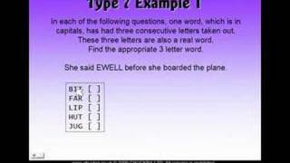 11 Plus Verbal Reasoning Type 7 [upl. by Bertina]