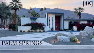 PALM SPRINGS California  driving tour 4K [upl. by Cibis]