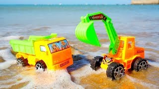 Giochi e video per bambini Le macchinine sulla spiaggia [upl. by Slayton]