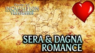 Dragon Age Inquisition  Trespasser DLC  Sera amp Dagna Romance [upl. by Acherman]