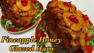 Pineapple Honey Glazed Ham Baked Picnic Ham Juicy amp Flavor [upl. by Nylareg]