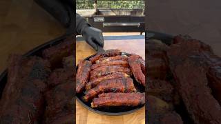 Grilled bbq glazed ribs [upl. by Epoh]