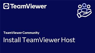 How to install TeamViewer Host [upl. by Ssilb]