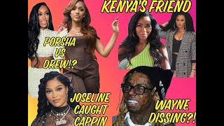 Front Porch Gossip  Porsha vs Drew RHOA Kenya Moores Friend Talks Joseline Cappin Wayne Dissin [upl. by Rednazxela]