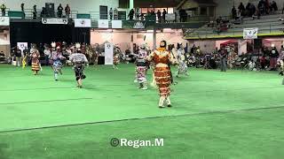 Jr Womens Contemporary Jingle FNL  Morley Pow Wow 2024 [upl. by Anerres480]