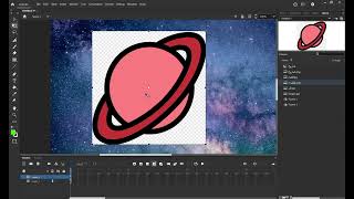 شرح صاروخ في الفضاء  Adobe Animate 2024 [upl. by Silden]