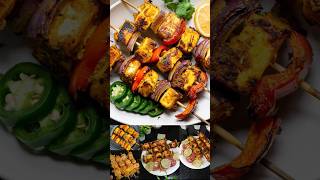 Restaurant style paneer tikka recipe Tandoori paneer tikkashots shortsfeed recipe cooking [upl. by Naerad]