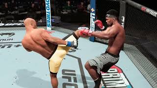 EA Sports UFC 5 Anderson Silva vs Israel Adesanya Gameplay [upl. by Inail]