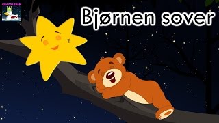 Bjørnen sover  Danske Børnesange med mera  26 minutter mix med tekst [upl. by Soloman737]