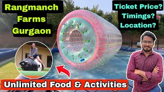 Rangmanch farms gurgaon  Rangmanch farms gurgaon ticket price  rangmanch farms gurgaon activities [upl. by Nnyleahs]