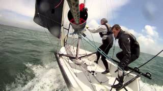 Rs800 Tacking and Gybing in Weymouth Harbour [upl. by Gertrud]