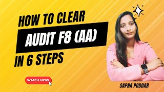 How to Clear ACCA Audit AA Exam My 6Step Strategy [upl. by Oniliuqnart]