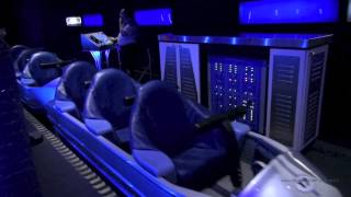 Space Mountain Front Row Nightvision HD Magic Kingdom Walt Disney World [upl. by Ddat]