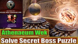 Solve Athenaeum Wek Secret Boss Puzzle Remnant 2 The Dark Horizon Dlc [upl. by Duwad]