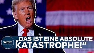 USWAHL 2024 quotDas ist eine absolute Katastrophequot Donald Trump wird neuer Präsident der USA [upl. by Elsi]