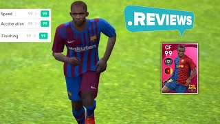 Iconic S Etoo First Impression  Honest Review 🔥 Pes 2021 Mobile [upl. by Kimbell587]