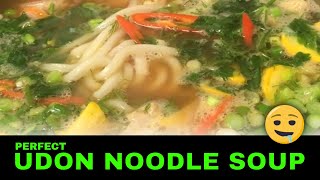 Leckere Nudelsuppe narrensicher zubereitet  Udon Nudelsuppe für Anfänger  Schnelle Nudelsuppe [upl. by Adiell]