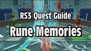 RS3 Rune Memories Quest Guide  RuneScape [upl. by Arhat]