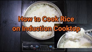 How to Cook Rice on Induction Cooktop [upl. by Adaminah]