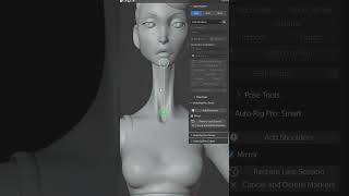 quick and easy rig in Blender Syncatto  Blossom blenderustad [upl. by Ilujna523]