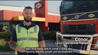 Linfox Operational Trainer – Conor long [upl. by Brothers]