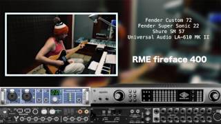 RME fireface 400 vs Universal Audio UAD apollo QUAD [upl. by Agon]