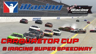 2024 S1 W5 R3  iRacing Superspeedway  Carburetor Cup [upl. by Nibroc]