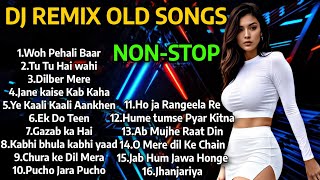 DJ REMIX OLD SONGS  DJ NONSTOP MASHUP 2024  80S90S HINDI SONGS  Old Remix songs HARD BASS [upl. by Selec]