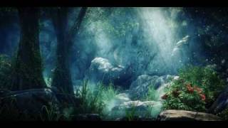 Forest animation HD Cryengine realtime Bokeh dof [upl. by Atikahc]