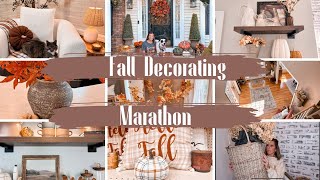 NEW FALL DECORATING MARATHON  COZY FALL HOME DECOR IDEAS AND FALL DECORATING INSPIRATION [upl. by Karilla]