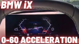 2022 BMW IX M60 SPORT MODE 060 mph ACCELERATION and QUICK INTERIOR TOUR [upl. by Sachs]