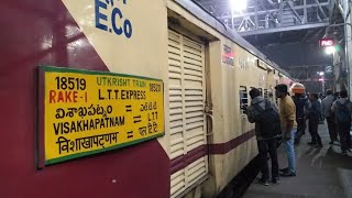 18520 LTT VSKP Exp Train Journey Pune to Visakhapatnam 15 Hour Late Train  West to East Coast [upl. by Obie]