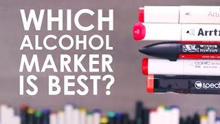 WHICH ALCOHOL MARKER IS BEST  Testing 10 Brands of Markers [upl. by Akinnej225]